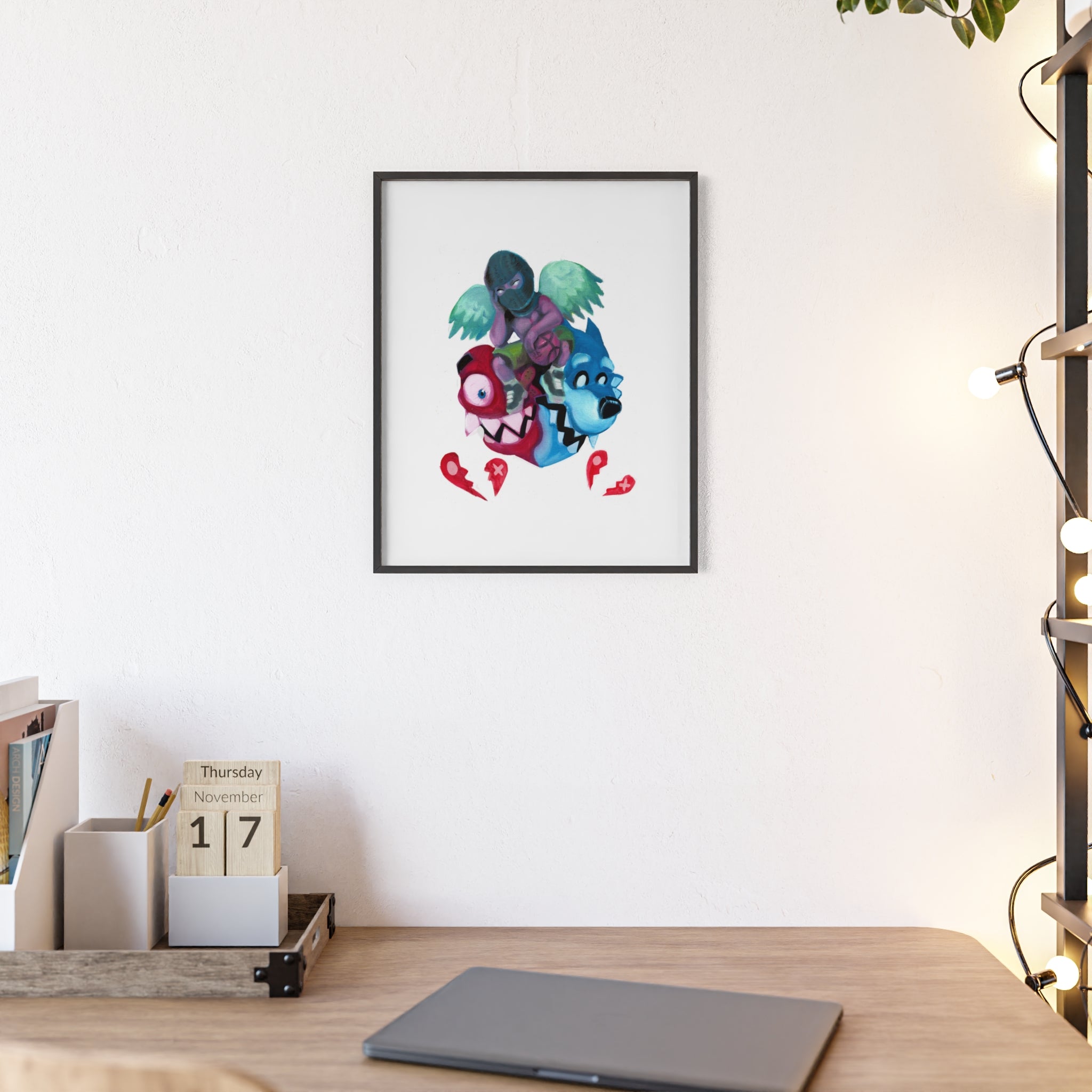 Cupid Portrait – Framed Poster