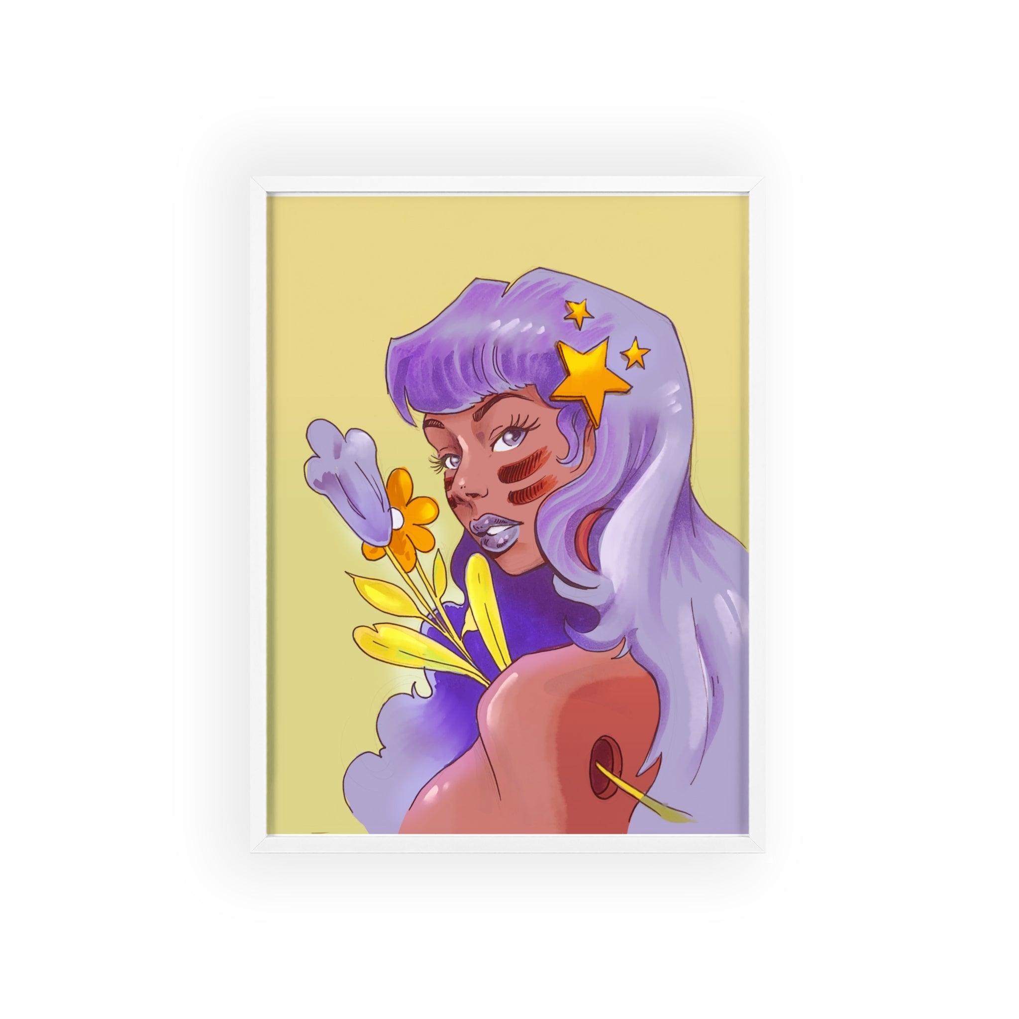 Purple – Framed Poster