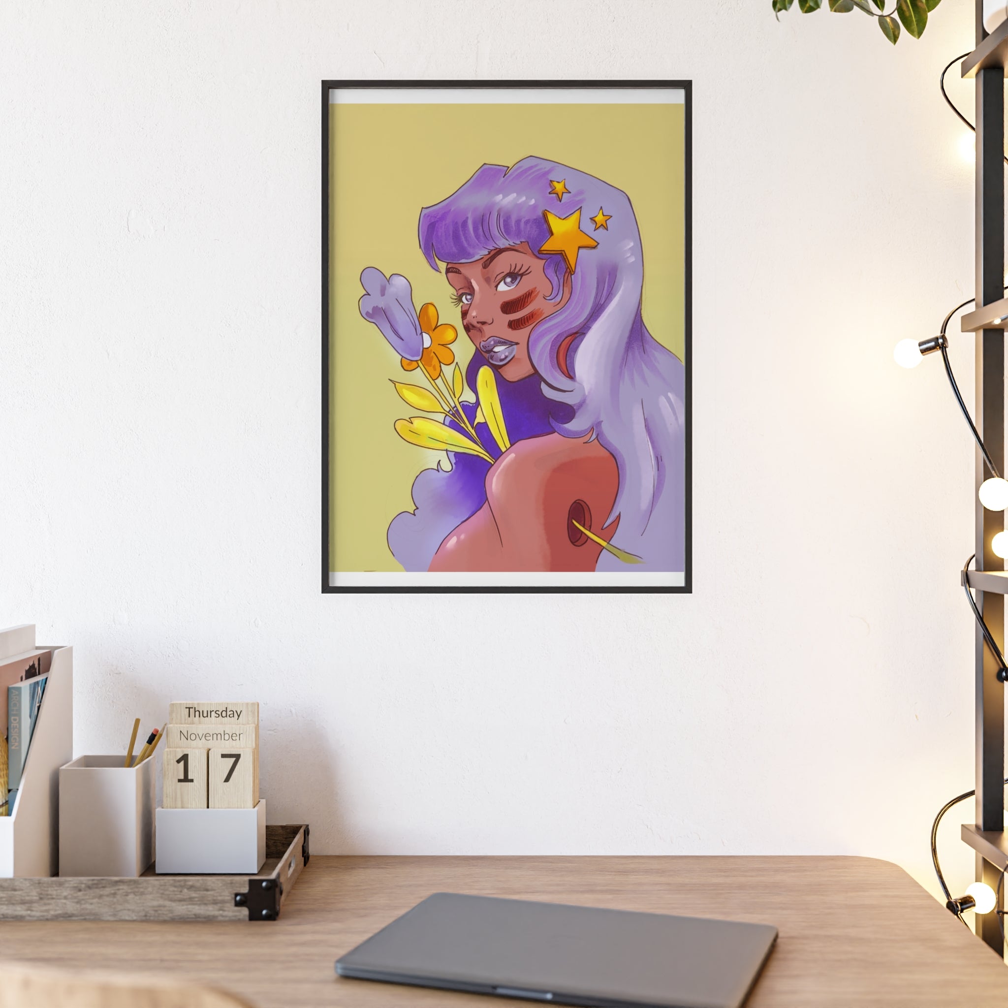 Purple – Framed Poster