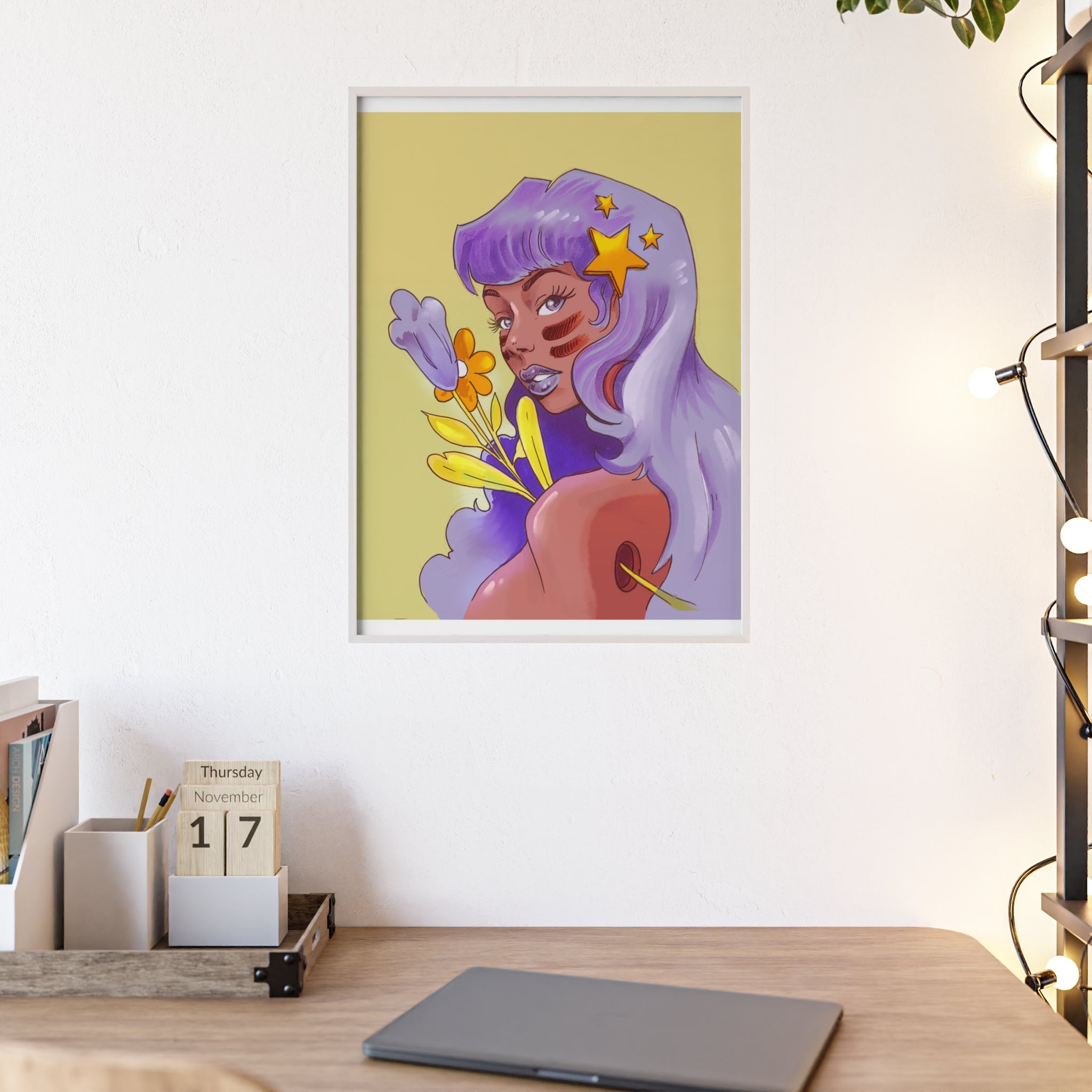 Purple – Framed Poster