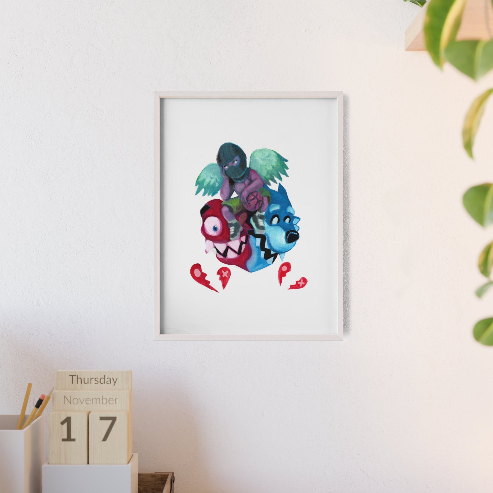 Cupid Portrait – Framed Poster