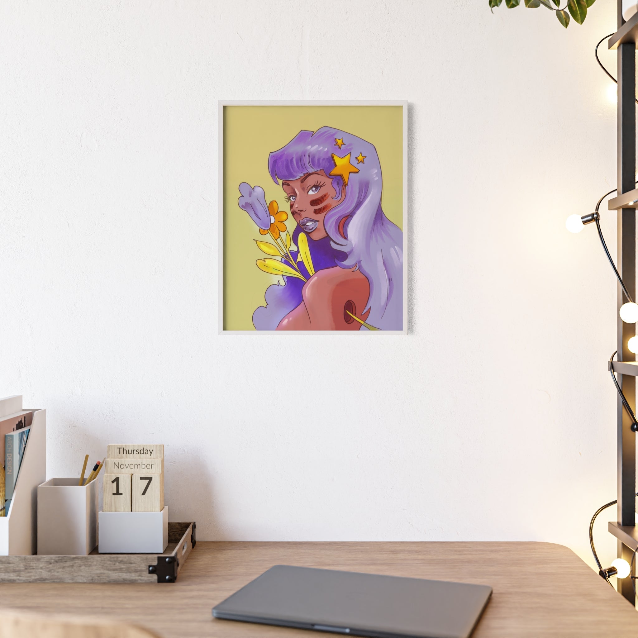 Purple – Framed Poster