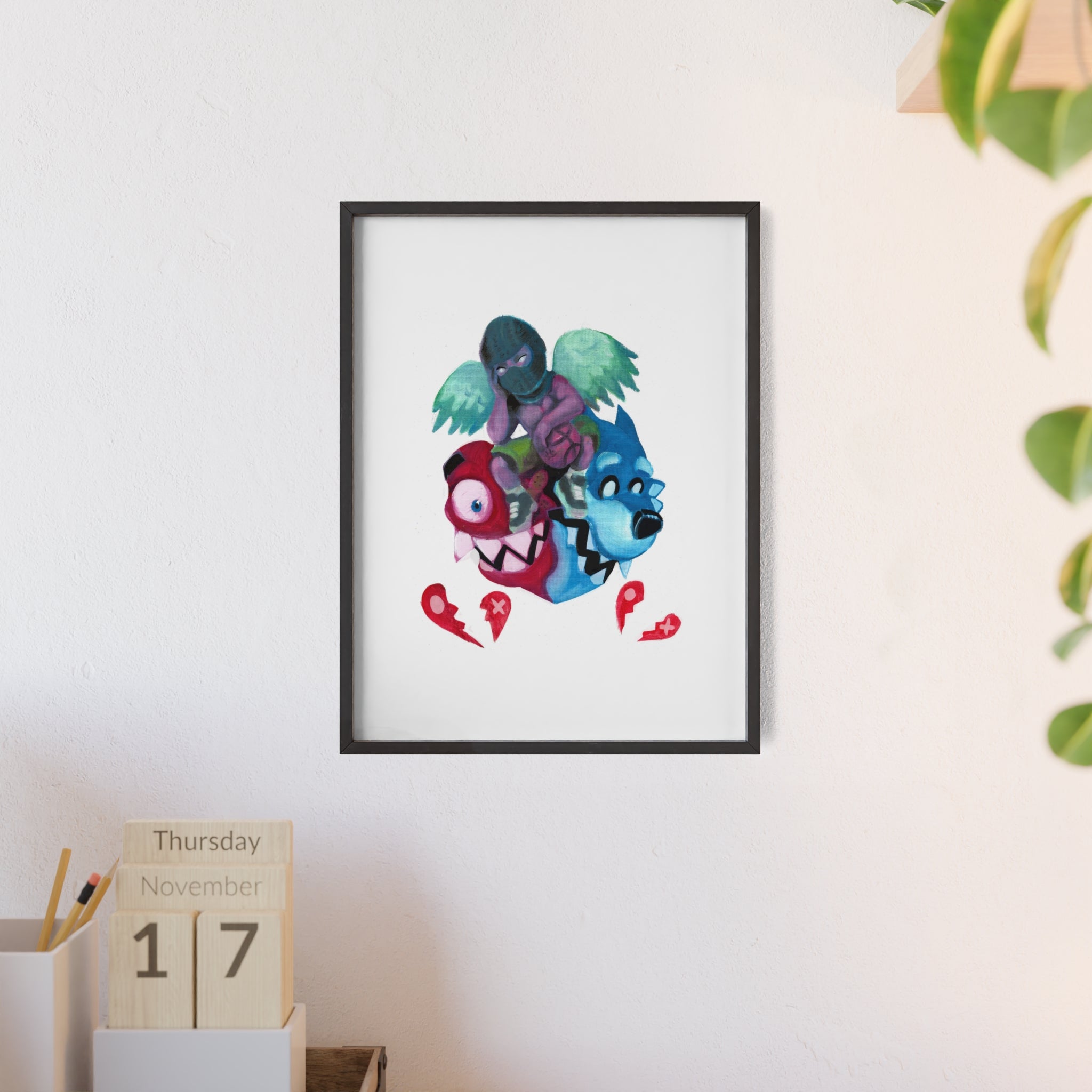 Cupid Portrait – Framed Poster