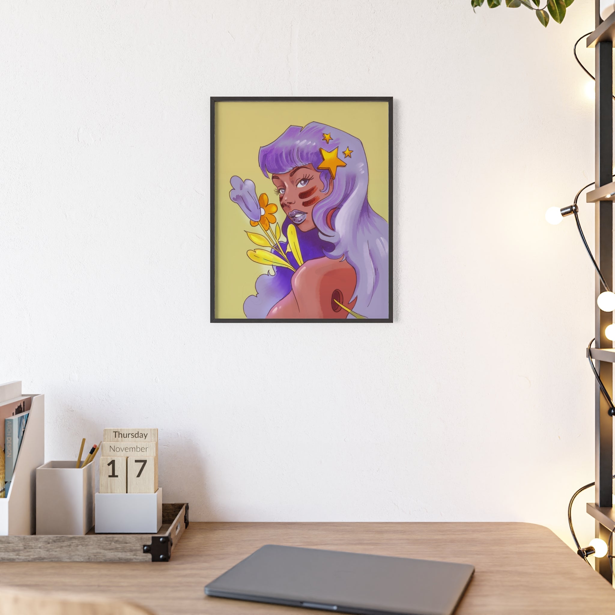 Purple – Framed Poster