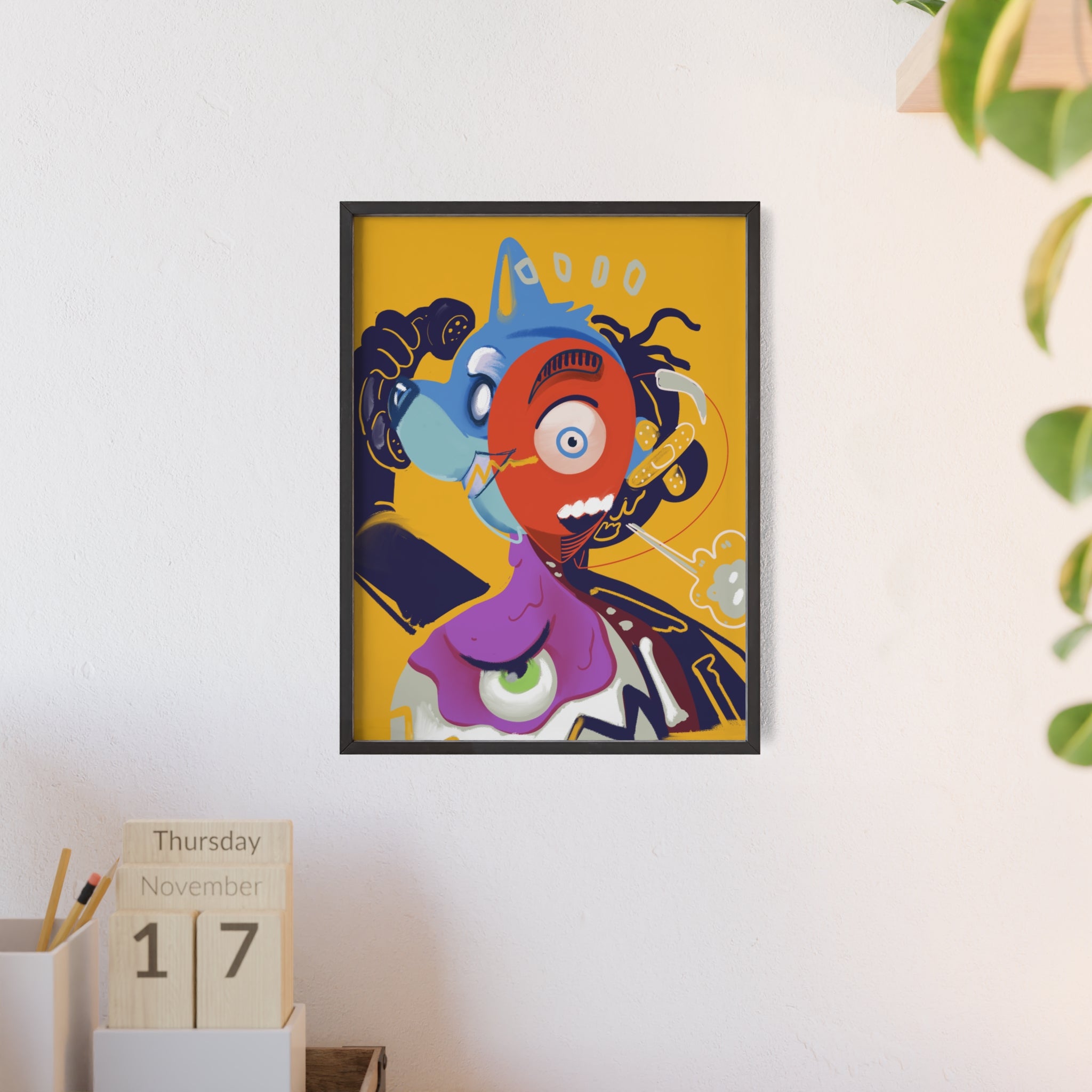 Shadow Talk – Framed Poster