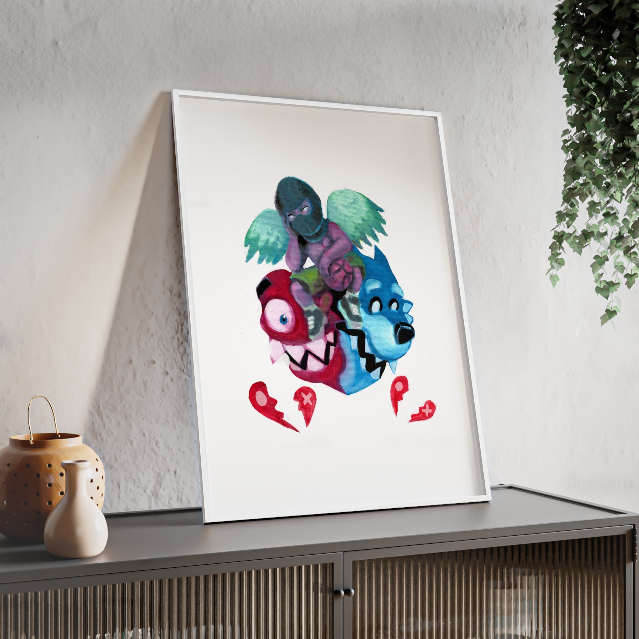 Cupid Portrait – Framed Poster
