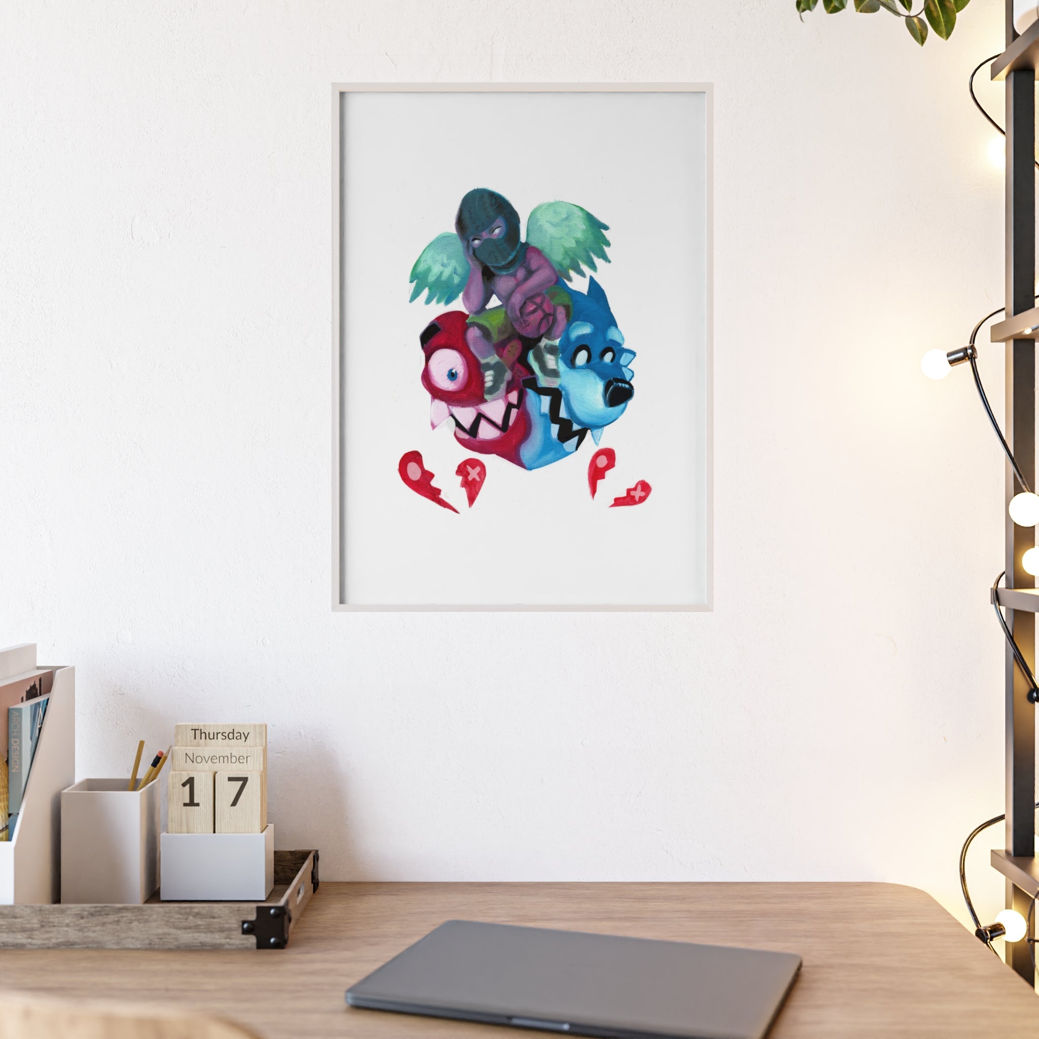 Cupid Portrait – Framed Poster