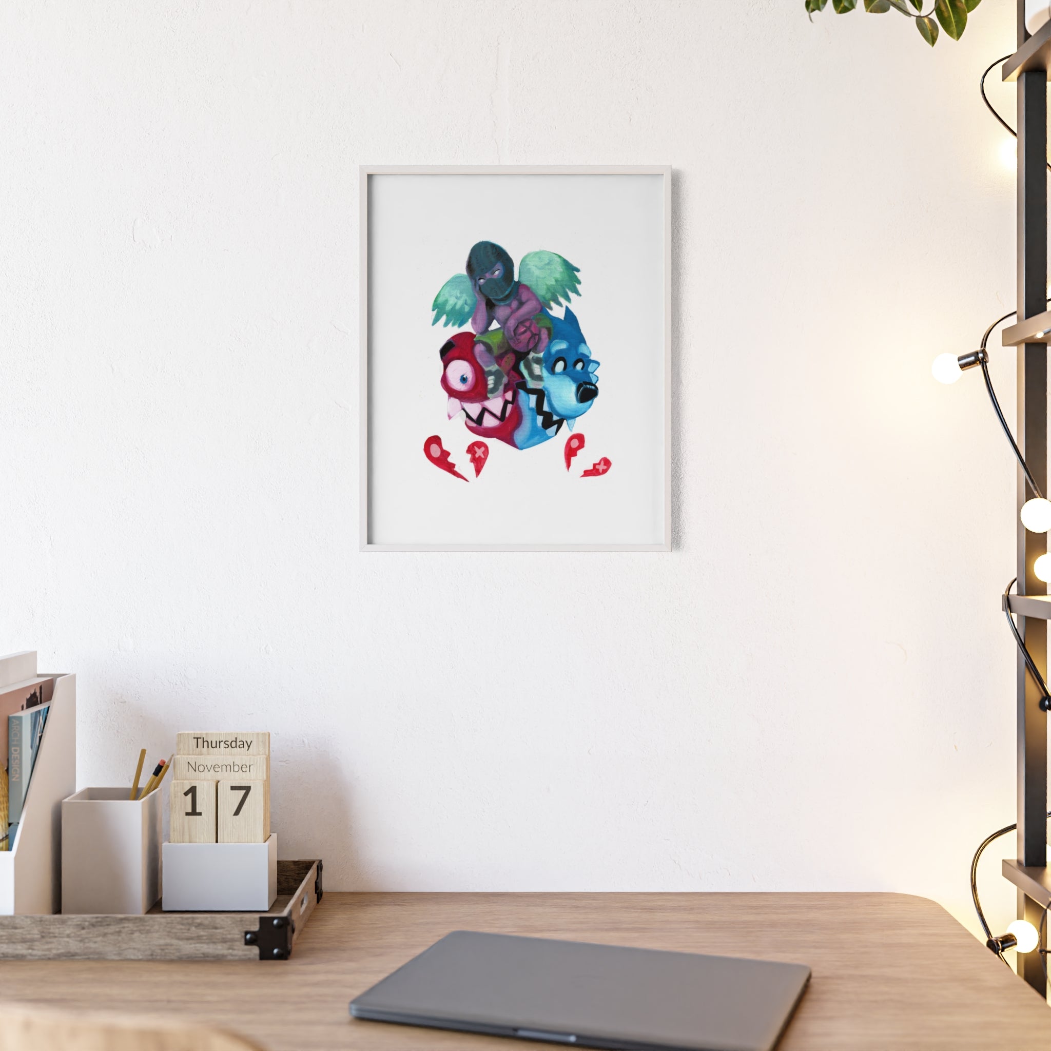 Cupid Portrait – Framed Poster