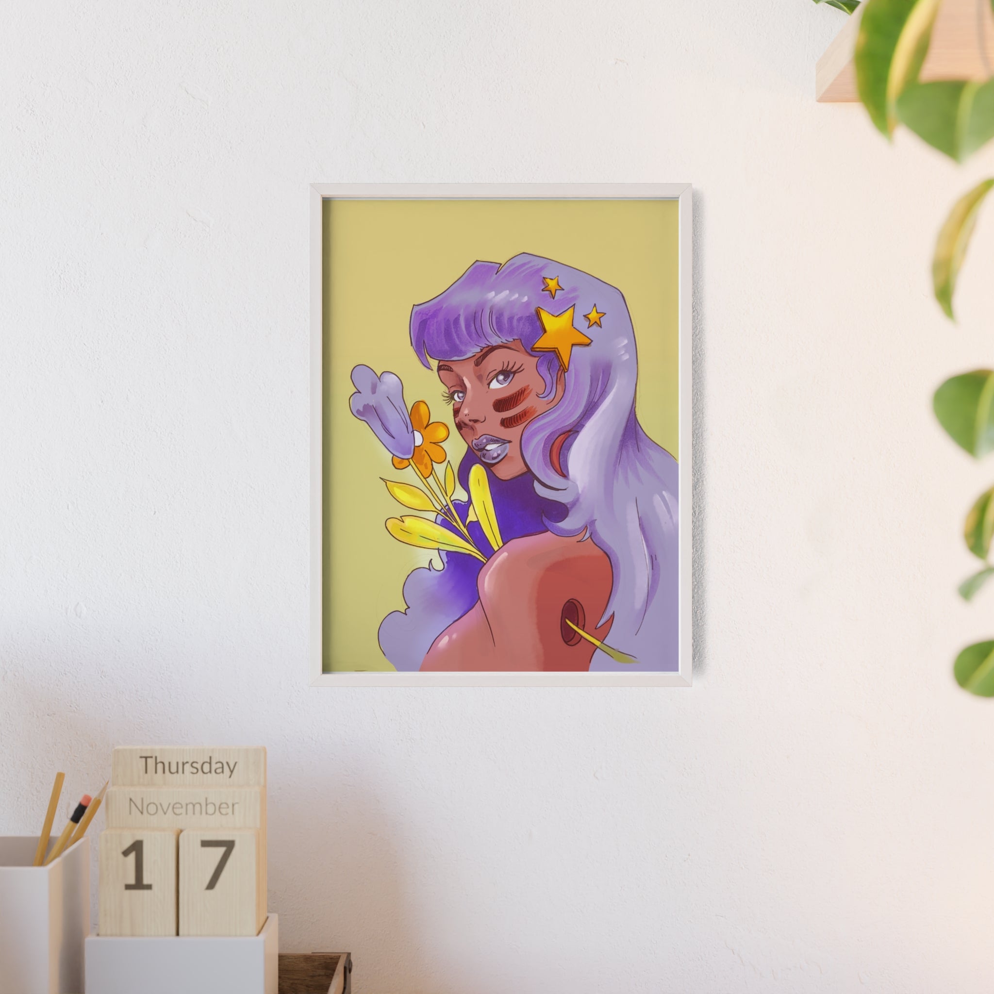 Purple – Framed Poster