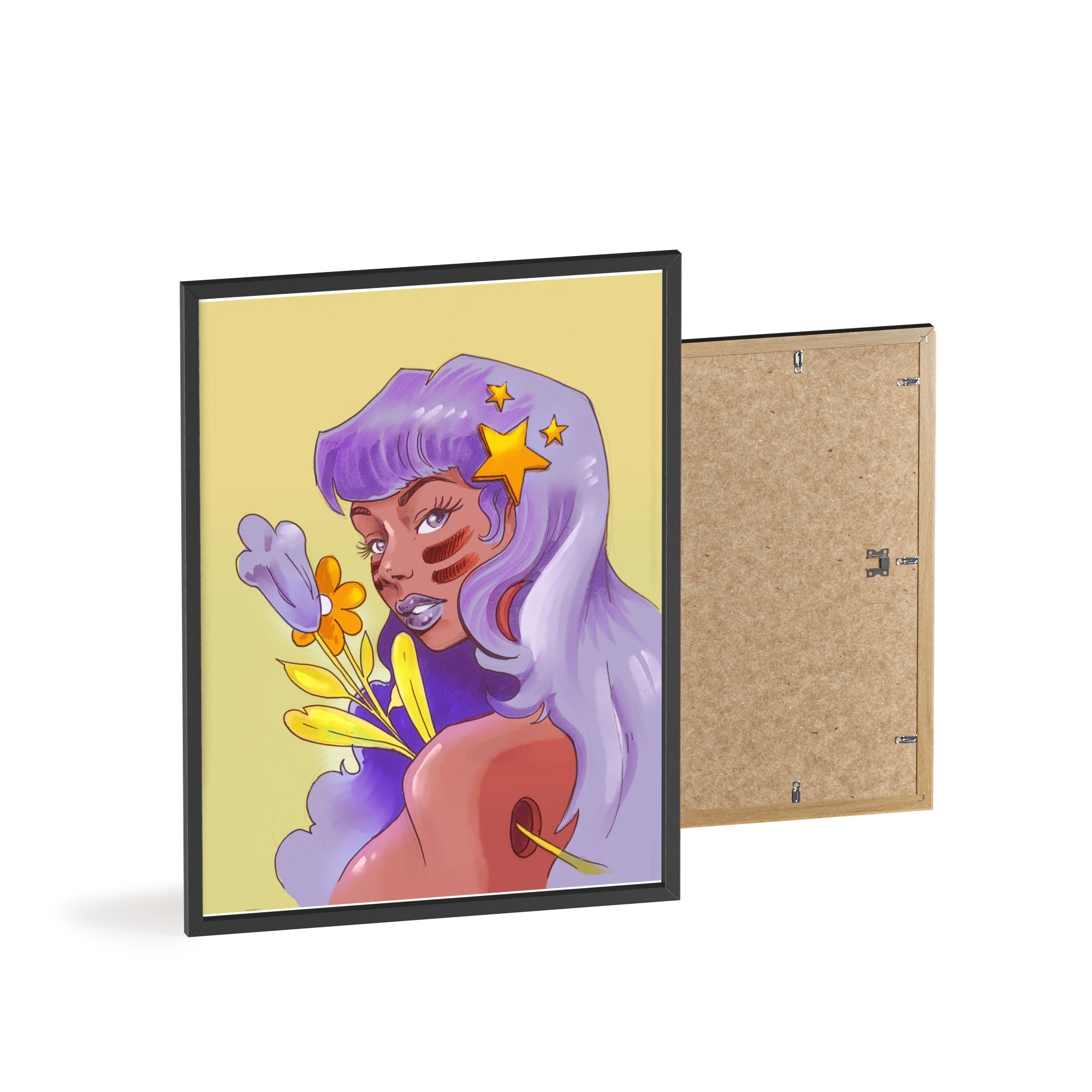 Purple – Framed Poster