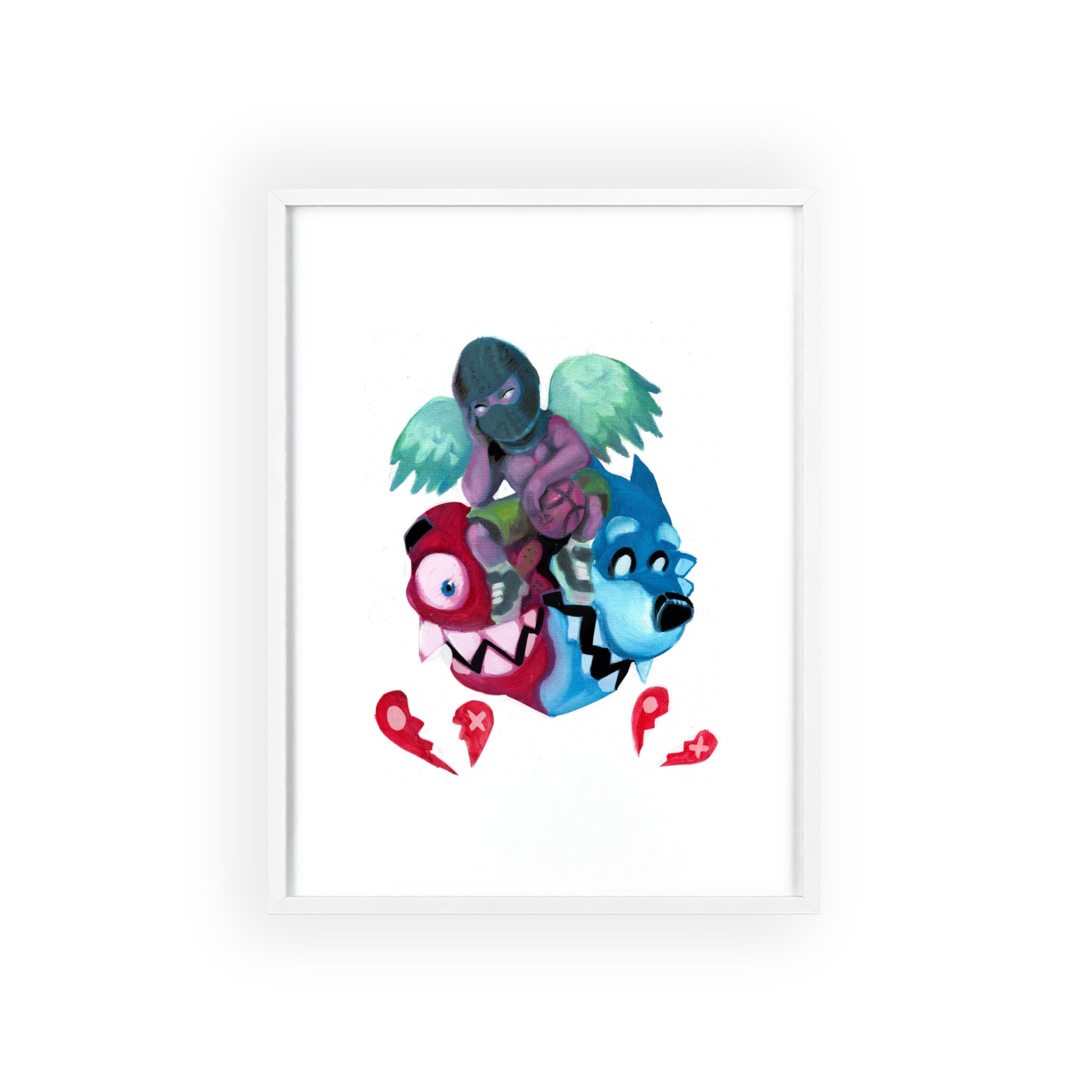 Cupid Portrait – Framed Poster