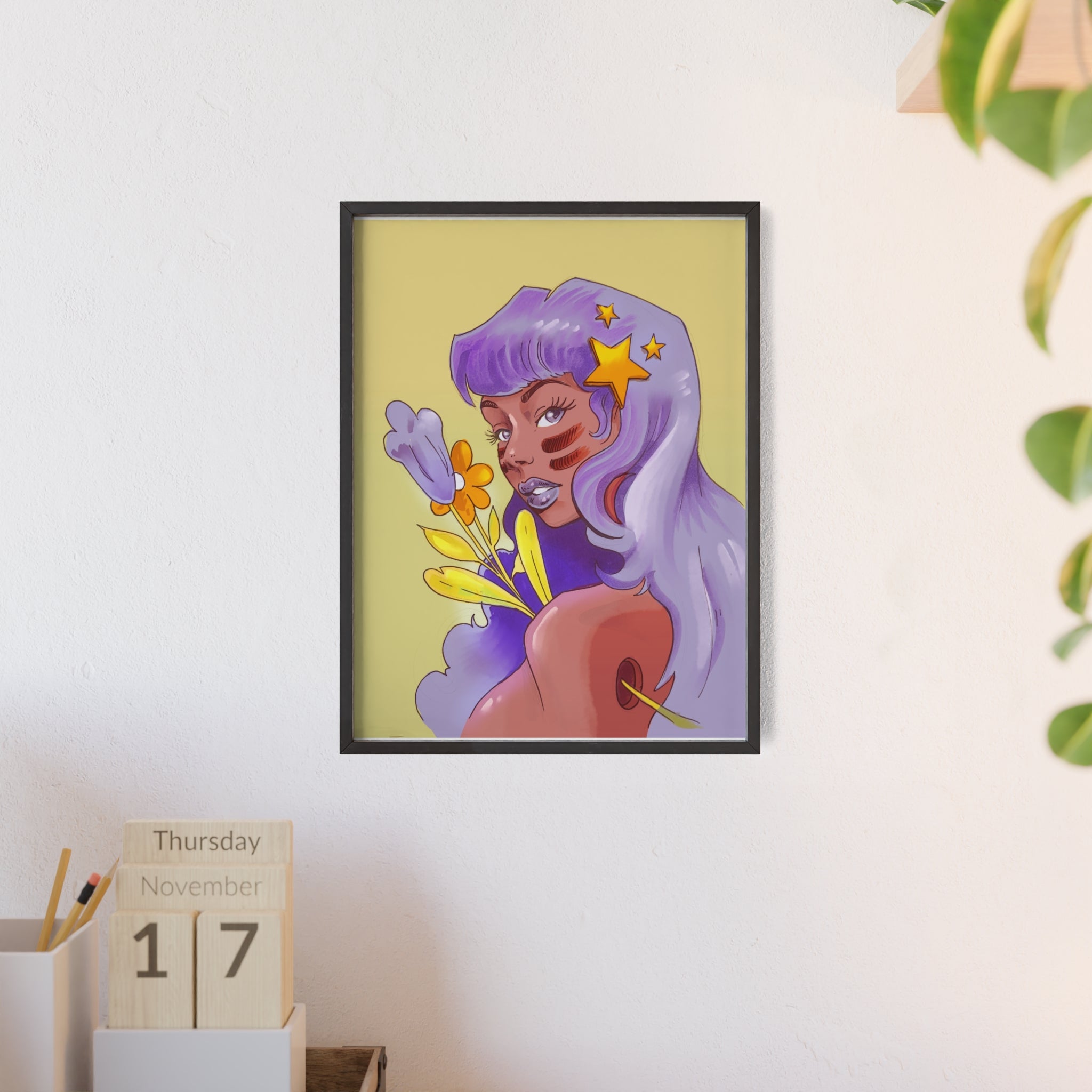 Purple – Framed Poster
