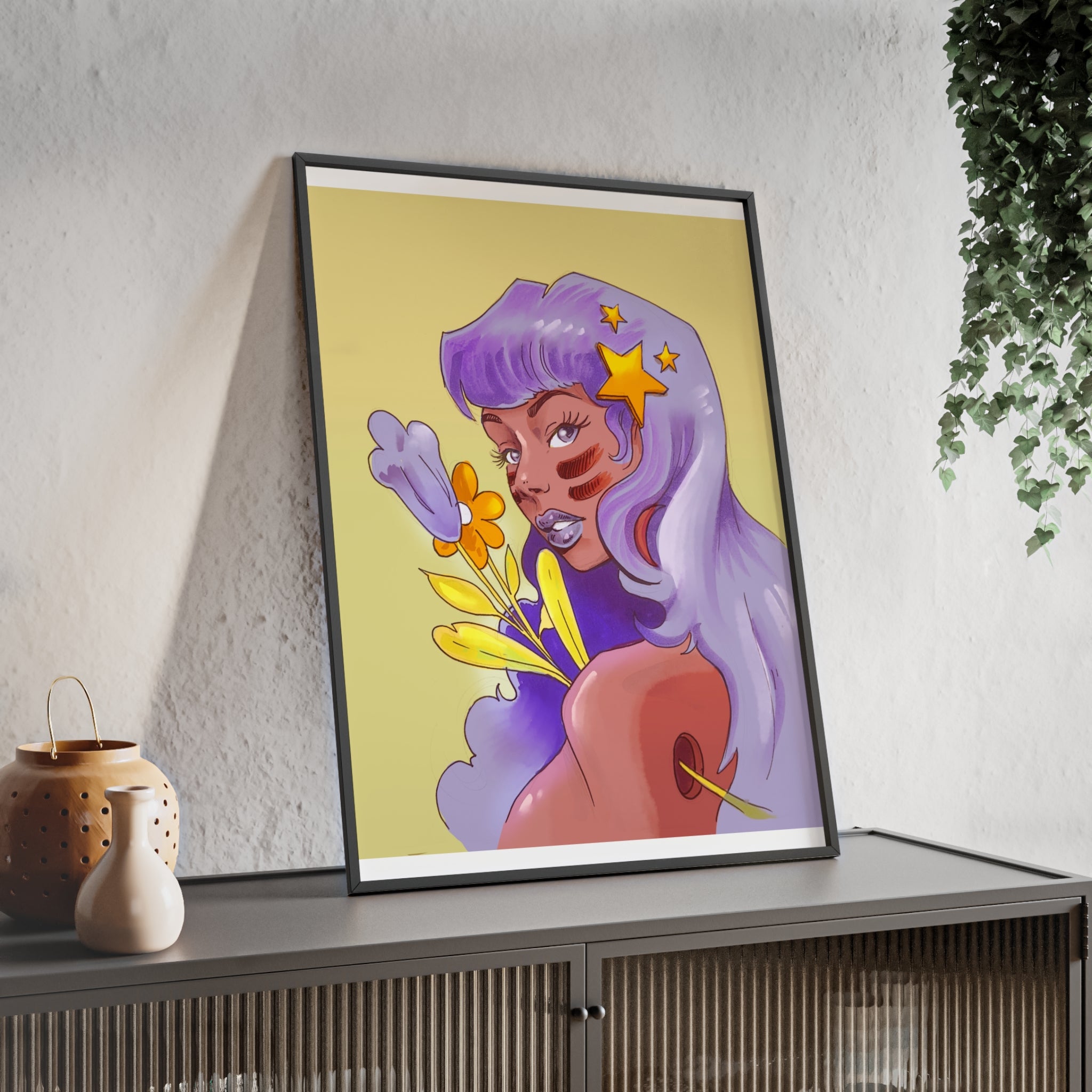 Purple – Framed Poster