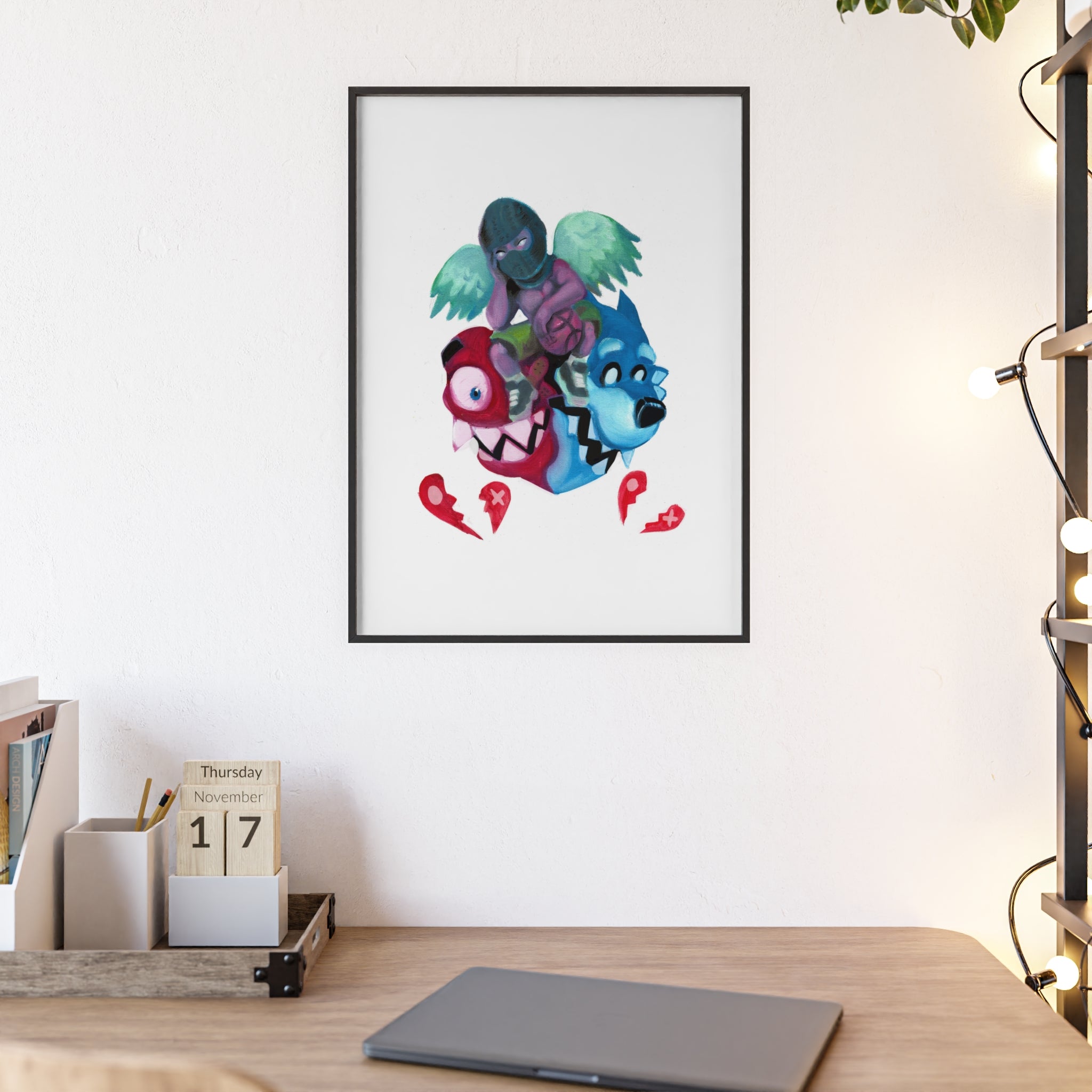 Cupid Portrait – Framed Poster